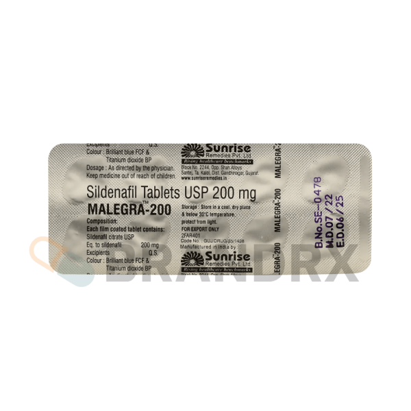 Malegra 200 mg Sunrise - Image 4